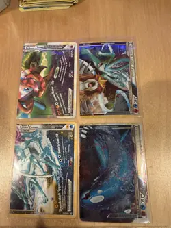 4 Pokemon Legend Cards (Raikou & Suicune/Entei, Kyogre&Groudon, Rayquaza&Deoxys) - Image 1