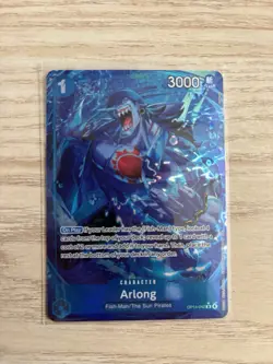 OP14-042 Arlong AA Alt Art English Rare Foil ONE PIECE TCG Card Game - Image 1
