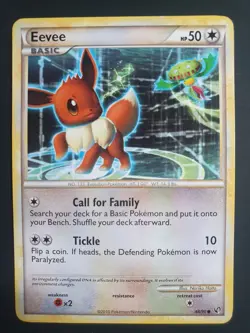 Eevee 48/90 - Undaunted Set - Pokemon Card - Lightly Played - Image 1