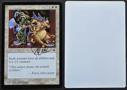 SIGNED MtG Magic Phil Foglio Artist Proof _ Tempest _ HUMILITY _ VHTF 1/50! - Image 1