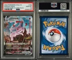 2024 Pokemon S-Chinese 9 Colors Gathering Friend cs4aC Espeon #169 PSA 10 - Image 3