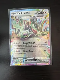 Pokemon TCG Cyclizar EX 159/191 Surging Sparks Double Rare - Image 1