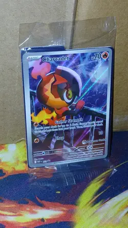 Charcadet Pokemon Center Stamped Promo 022 Sealed Phantasmal Flames PC ETB Promo - Image 2