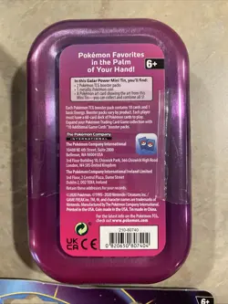 Pokemon TCG Galar Power Mini Tin, Triple Whammy (Darkrai), Mega Evolutions, New 820650807404 - Image 5