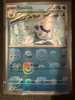 Vanillish (Master Ball Pattern) 028/086 White Flare Common Pokemon TCG NM/M - Image 1