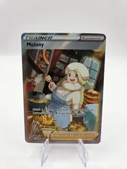 Pokemon Melony GG64/GG70 Crown Zenith Galarian Gallery Full Art Trainer - Image 1