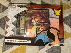 Pokemon TCG Celebrations Collection Lance's Charizard V Box Sealed - Image 1