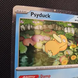 Psyduck 007 Pokemon TCG Mega Evolution Black Star Promo NM Cosmo Holo - Image 3