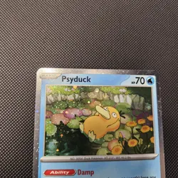 Psyduck 007 Pokemon TCG Mega Evolution Black Star Promo NM Cosmo Holo - Image 4