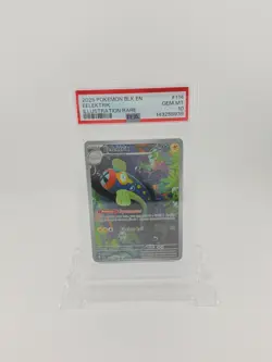 Pokemon PSA 10 Gem Mint Black Bolt Illustration Rare Eelektrik 114/086 - Image 3