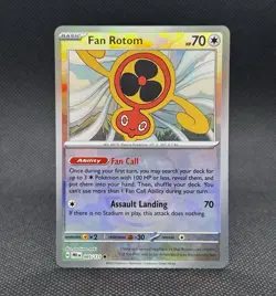 Fan Rotom 085/131 Prismatic Evolutions Master Ball Pokemon Near Mint - Image 1