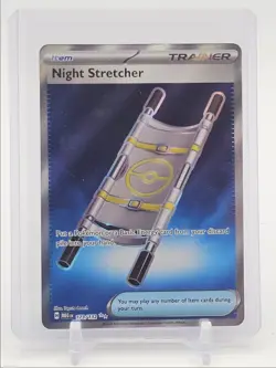 NIGHT STRETCHER 2025 POKEMON MEGA EVOLUTION ULTRA RARE 173/132 Q5537 - Image 1