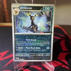 Umbreon Pokemon Obsidian Flames 130/197 EBGames Stamped Reverse Holo - Image 1