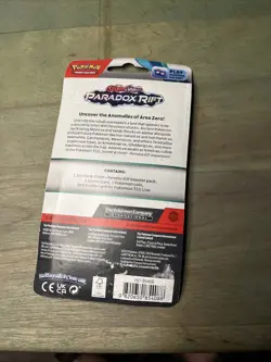 Pokemon Paradox Rift Pineco Promo Checklane Blister Pack Booster Coin SEALED - Image 2