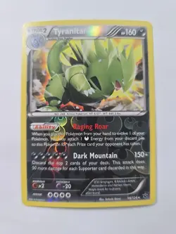 Tyranitar Holo Rare Reverse Holo XY - Fates Collide 56/124 LP / MP Pokemon TCG - Image 1