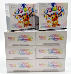 Lot of (8) Pokemon TCG Prismatic Evolutions Elite Trainer Boxes SEALED ETB - Image 1