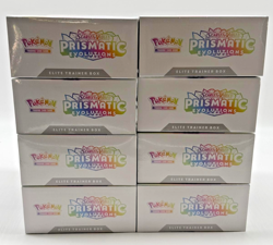 Lot of (8) Pokemon TCG Prismatic Evolutions Elite Trainer Boxes SEALED ETB - Image 3