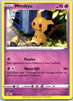 Mimikyu 080/196 Rare Lost Origin NM - Image 1
