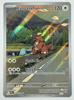 Pokemon TCG Kangaskhan 204/182 SV10: Destined Rivals Illustration Rare NM - Image 1