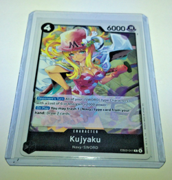 One Piece CCG Kujyaku Heroine's Edition Rare Foil Card EB03-041 NM - Image 1