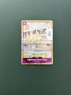 One Piece TCG OP15 Lightning Beast Kiten DASH PACK Alt Art Foil English NM - Image 1