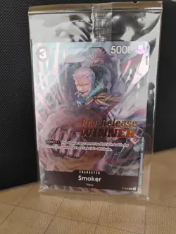 Smoker (Pre-Release) [Winner] P-025 One Piece Promotion Card Foil - Image 4