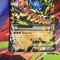 Pokemon TCG M Lucario EX XY Furious Fists 113/111 Secret Rare Holo Mega 220 HP - Image 3