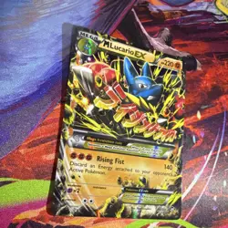 Pokemon TCG M Lucario EX XY Furious Fists 113/111 Secret Rare Holo Mega 220 HP - Image 5