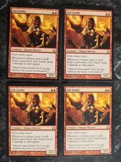 4x Ash Zealot - Return to Ravnica MTG Cards - NM - Image 1