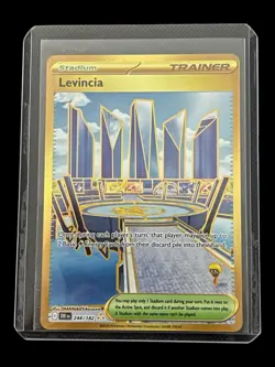 Levincia 244/182 Sv10: Destined Rivals Holo Card Near Mint Condition - Image 1