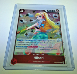 One Piece CCG Hibari Heroine's Edition Rare Foil Card EB03-008 NM - Image 1