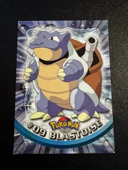Blastoise - Pokemon Card - Black Topps TV Animation Edition #9 - Non-Holo - Image 1