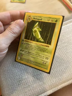 Shadowless 1st Edition Metapod Pokemon Card 1999 Base Set 54/102 - Image 3