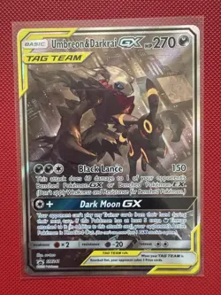 Pokemon TCG Umbreon & Darkrai GX SM241 Sun & Moon Promo Card - Image 1