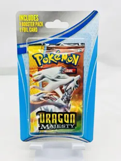 Pokemon Dragon Majesty Blister 1 Booster Pack + 1 Foil Card! - Image 1