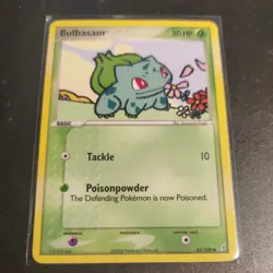Bulbasaur 45/100 EX Crystal Guardians 2006 Non-Holo Pokemon Card - Image 3