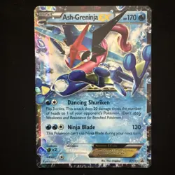 Pokemon Ash-Greninja EX Promo XY133 XY Holofoil English Trading Card - Image 1