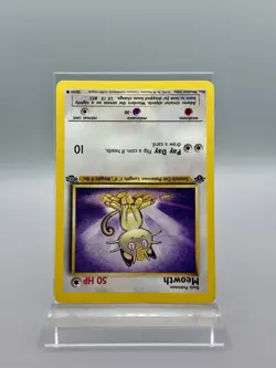Meowth 1st Edition 56/64 Jungle MP - Pokemon TCG Card Common - Image 2