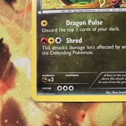 Rayquaza 11/20 Pokemon Card Dragon Vault Holo - NM - Image 4