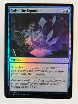 Solve the Equation Strixhaven: School of Mages Foil MTG NM - Image 1