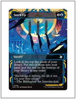 1x Stock Up, Secrets of Strixhaven Mystical Archive, MTG NM - Image 1
