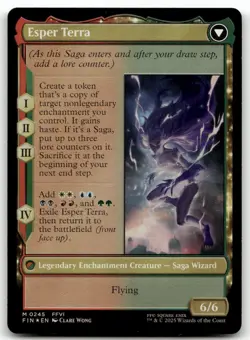 Terra, Magical Adept #245 (Foil) (NM) Final Fantasy FIN Magic MTG - Image 2