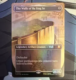 The Walls of Ba Sing Se MtG Avatar: The Last Airbender (Borderless) Foil #329 NM - Image 1