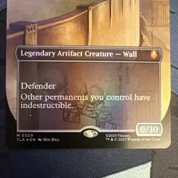 The Walls of Ba Sing Se MtG Avatar: The Last Airbender (Borderless) Foil #329 NM - Image 4