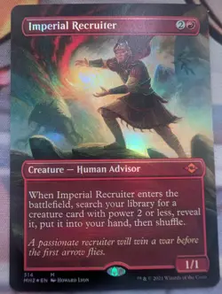 Foil Imperial Recruiter Borderless Modern Horizons 2 MTG Magic the Gathering NM - Image 1