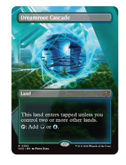 Dreamroot Cascade - Borderless Secrets of Strixhaven MTG - Image 1