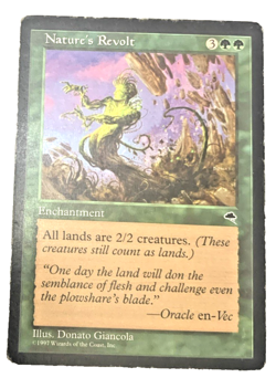 Nature's Revolt MTG Tempest Regular MP 1997 - Image 1