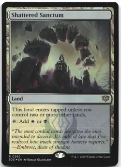 Shattered Sanctum 260 Rare Secrets of Strixhaven Magic: The Gathering Foil NM - Image 1