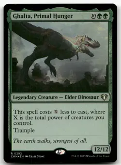 Ghalta, Primal Hunger #292 (Foil) (NM) Commander Masters CMM Magic MTG - Image 1
