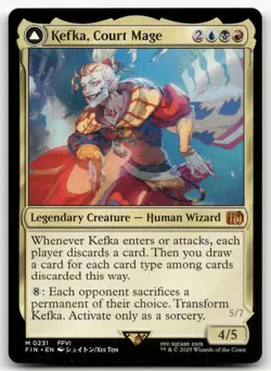 Kefka, Court Mage #231 (NM) Final Fantasy FIN Magic MTG - Image 1